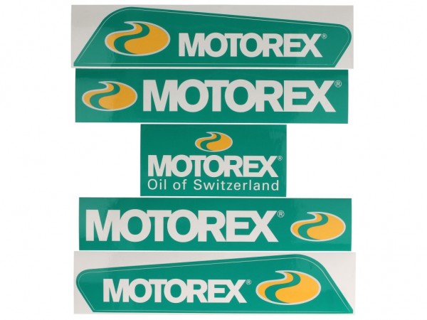 Motorex Aufkleber, grün, weiss