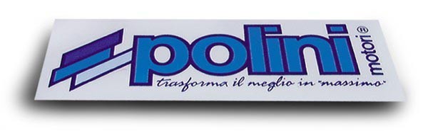 Polini Aufkleber, Polini Logo, 12x4 cm