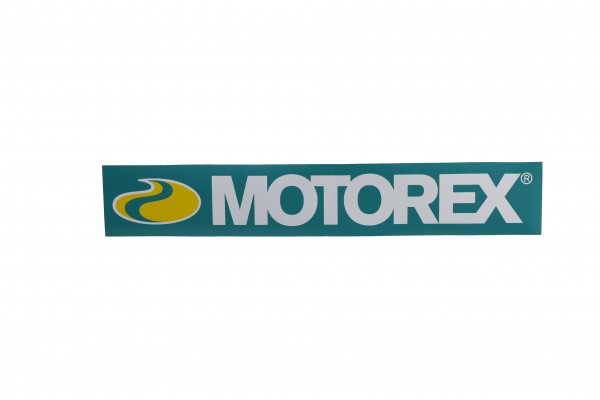 Motorex Aufkleber, grün, weiss, 320x55 mm