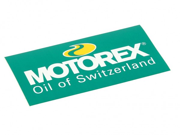 Motorex Aufkleber, grün, 120x62 mm