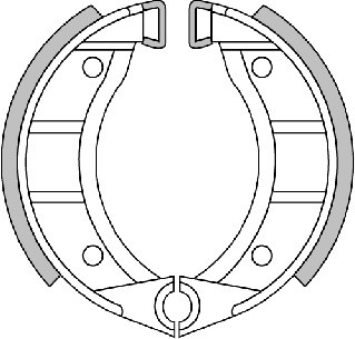 Polini Bremsbackensatz, Ø90x18