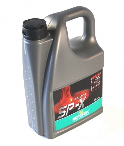 Motorex Motoröl 4 Takt, 5W/30, Select SP-X Synthetic Performance SAE, teilsynthetisch, 4 l