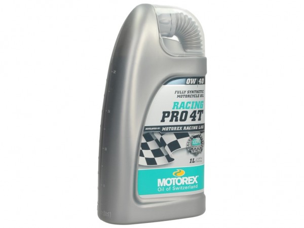 Motorex Motoröl 4 Takt, 0W/40, Racing Pro, vollsynthetisch, 1 l