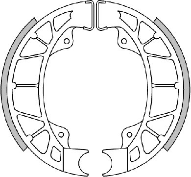 Polini Bremsbackensatz, Ø110x25