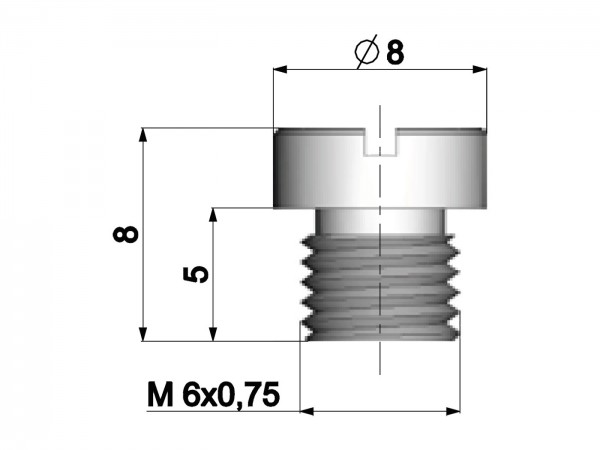 Polini Hauptdüse, 196, M5, Dell Orto