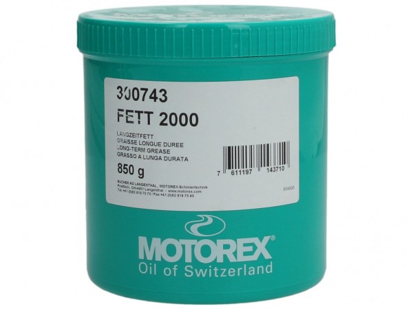 Motorex Schmierfette / Schmieröle, Longterm Grease 2000, 850 g, VE 12