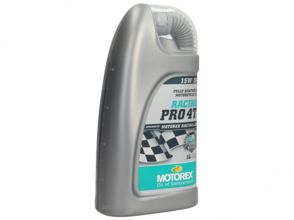 Motorex Motoröl 4 Takt, 15W/50, Racing Pro, vollsynthetisch, 1 l