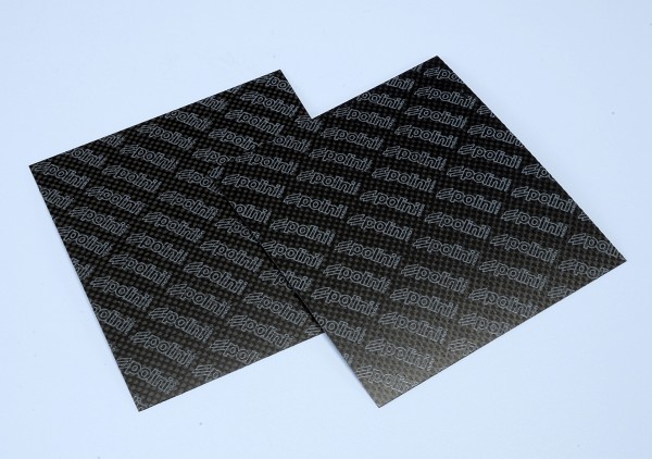 Polini Membranplatte, Carbon, 0,33 mm, 110x100 mm, Stärke: 0,30 mm